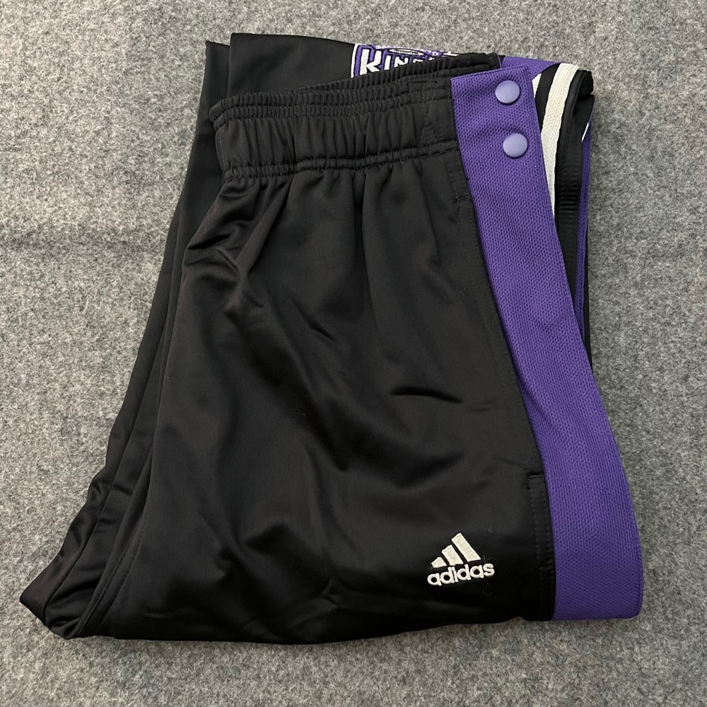 SACRAMENTO KINGS NBA Tear-Away Warm-Up Pants